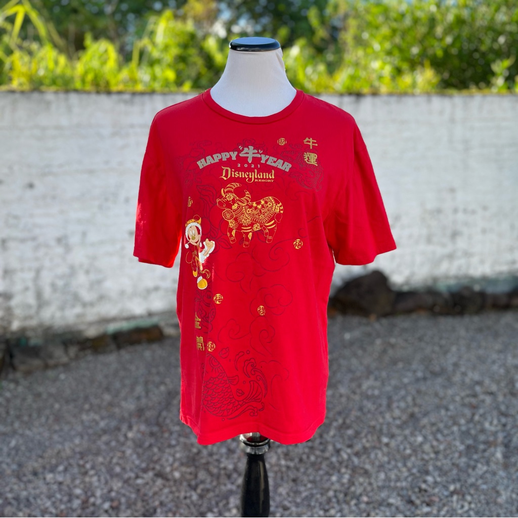 Disney 2021 Lunar New Year Red & Gold T-Shirt